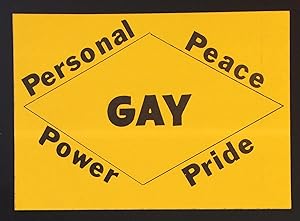 GAY / Personal / Peace / Power / Pride [sticker]