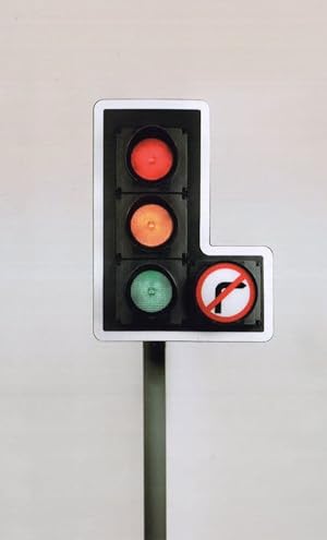 1960s London Traffic Transport Lights Latest Model Museum Postcard