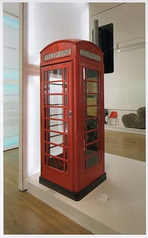 King George V Jubilee 1935 Telephone Box London Museum Postcard