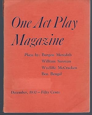One Act Play Magazine: Volume 1, Number 8, December 1937