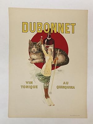 DUBONNET. Vin Tonique au QuinQuina. (Original Vintage Poster)