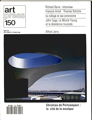 Revue Art Press N°150 - CHRISTIAN DE PORTZAMPARC la cité de la musique - Septembre 1990