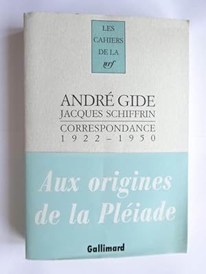 Gide, André - Correspondance : 1922-1950 / André Gide, Jacques Schiffrin ; avant-propos d'André S...