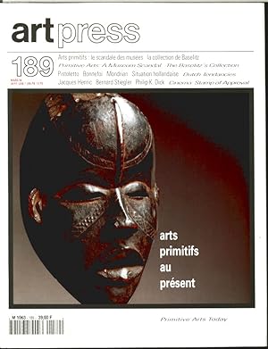 Revue Art Press N°189 - Art primitif au présent - Mars 1994