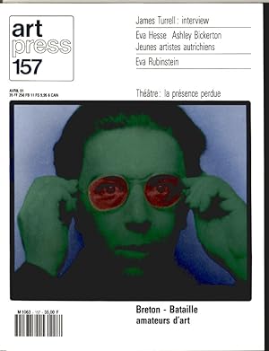 Revue Art Press N°157 - Breton - Bataille - Amateurs d'art - Avril 1991
