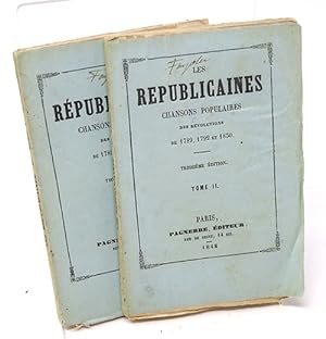 [REVOLUTIONS] Les Républicaines. Chansons populaires des révolutions de 1789, 1792 et 1830