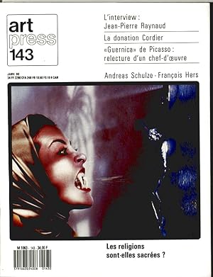 Revue Art Press N°143 - Les religions sont-elles sacrées - Janvier 1990