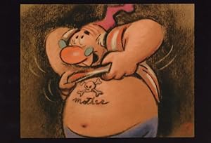 Peter Pan Mr Smee Storyboard Painting Movie Walt Disney Postcard