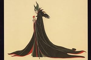 Sleeping Beauty Wicked Witch Walt Disney Film Artist Postcard