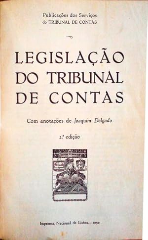 LEGISLAÇÃO DO TRIBUNAL DE CONTAS.