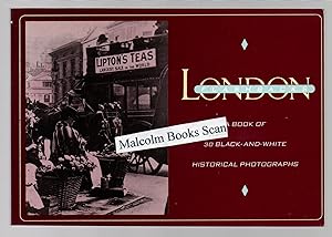 London Flashbacks; a book of 30 black and white historical photographs (copies of 30 old historic...