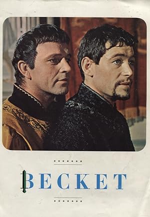 BECKET : RICHARD BURTON, PETER O'TOOLE IN THE HAL WALLIS PRODUCTION With John Gielgud, Donald Wol...