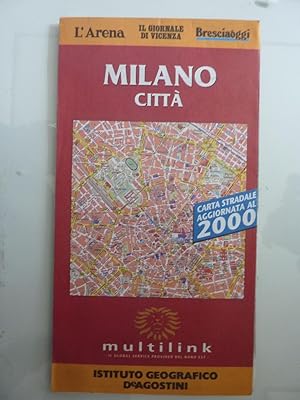 MILANO CITTA' Carta Stradale aggiornata al 2000