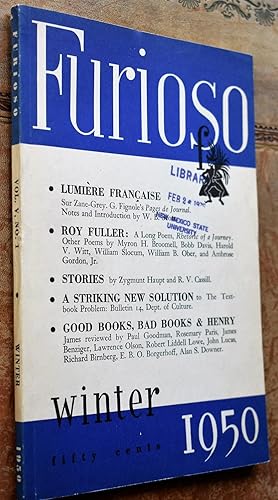 FURIOSO Winter 1950 [Volume V Number 1]