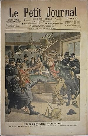 Le Petit journal - Supplément illustré N° 847 : Les inculpés du crime de l'avenue de Choisy en vi...