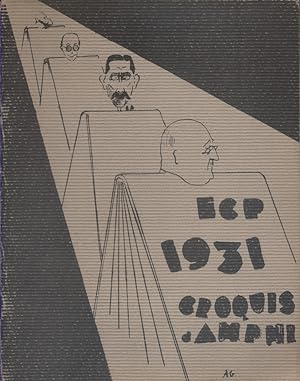 E.C.P. 1931. Croquis d'amphi.