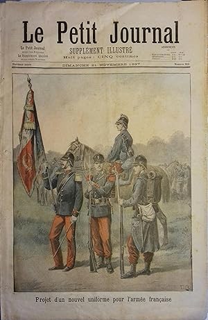 Le Petit journal - Supplément illustré N° 366 : Projet d'un nouvel uniforme pour l'armée français...