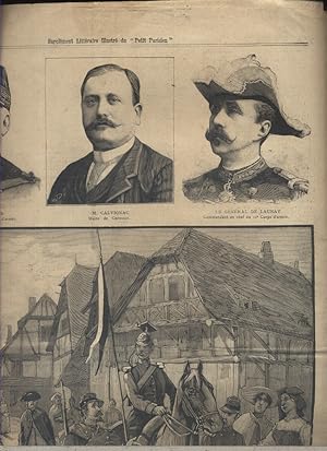 Le Petit Parisien - Supplément littéraire illustré N° 189 : La statue du général Kellermann. Grav...