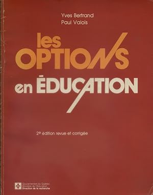 Les options en éducation.