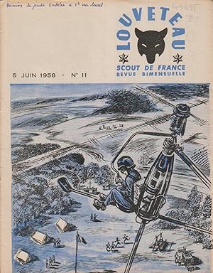 Louveteau 1958 N° 11. Revue bimensuelle des Scouts de France. 5 juin 1958.