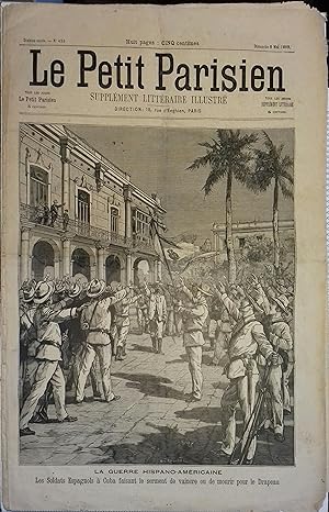 Le Petit Parisien - Supplément littéraire illustré N° 483 : La guerre hispano-américaine : les so...