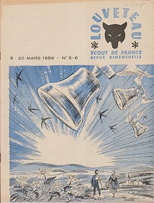 Louveteau 1959 N° 5-6. Revue bimensuelle des Scouts de France. 20 mars 1959.