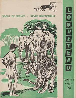 Louveteau 1960 N° 5. Revue bimensuelle des Scouts de France. 5 mars 1960.
