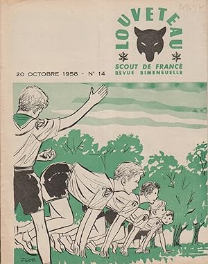 Louveteau 1958 N° 14. Revue bimensuelle des Scouts de France. 20 octobre 1958.