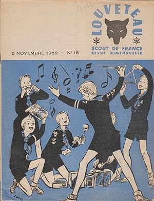 Louveteau 1959 N° 15. Revue bimensuelle des Scouts de France. 5 novembre 1959.