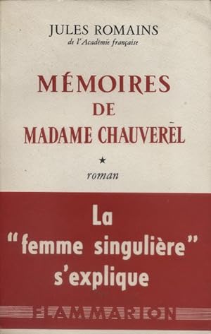 Mémoires de Madame Chauverel.