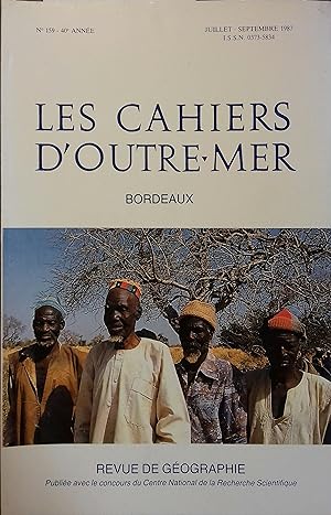 Les cahiers d'outre-mer. Revue de géographie. N° 159. Le Cameroun anglophone dans le processus d'...
