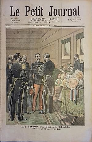 Le Petit journal - Supplément illustré N° 131 : Le retour du Général Dodds. (Remise de la médaill...