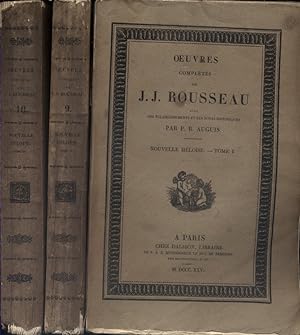 La nouvelle Héloïse. (En 3 volumes). Suivi des Amours de Milord Edouard Bomston.