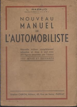 Nouveau manuel de l'automobiliste. Vers 1935.