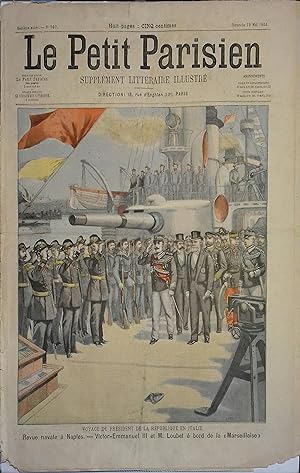 Le Petit Parisien - Supplément littéraire illustré N° 797 : Voyage du Président de la République ...