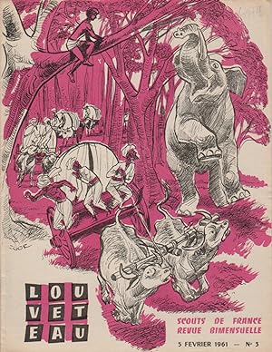 Louveteau 1961 N° 3. Revue bimensuelle des Scouts de France. 5 février 1961.