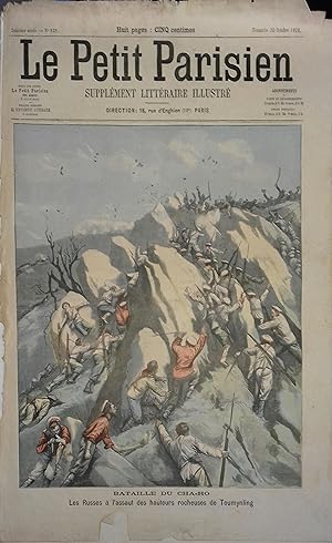 Le Petit Parisien - Supplément littéraire illustré N° 821 : Bataille du Cha-Ho : Les russes à l'a...