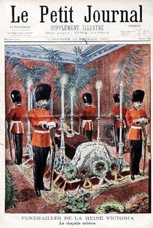 Le Petit journal - Supplément illustré N° 535 : Funérailles de la reine Victoria : La chapelle ar...