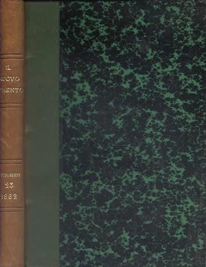 Supplemento al volume XXIII, serie X del Nuevo Cimento - 1962.