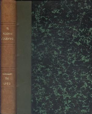 Supplemento al volume XXIV, serie X del Nuevo Cimento - 1962.