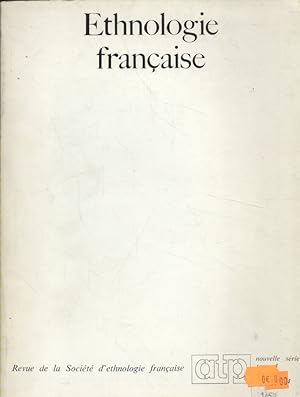 Ethnologie française. Revue de la société d'ethnographie française. Tome 4, numéro 4.
