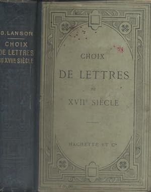 Choix de lettres du dix-huitième siècle.