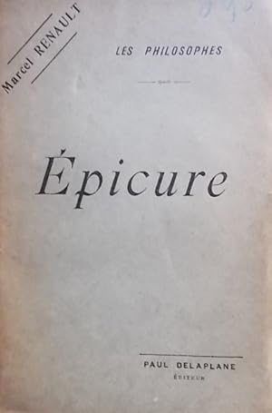 Les philosophes : Epicure. Vers 1903.