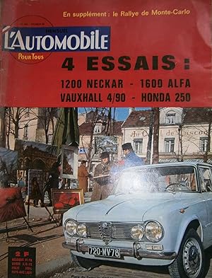 L'Automobile pour tous N° 202. Février 1963.