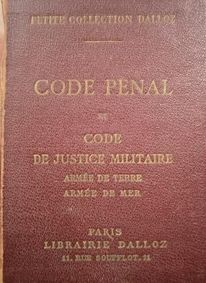 Code pénal annoté d'après la doctrine et la jurisprudence avec renvoi aux publications Dalloz. 38...