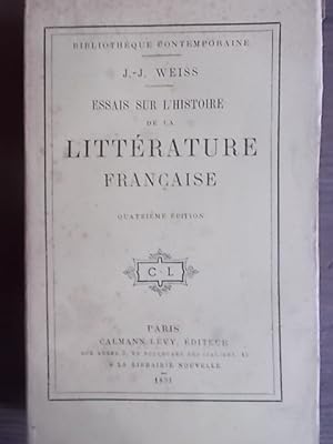 Essais sur l'histoire de la littérature française.