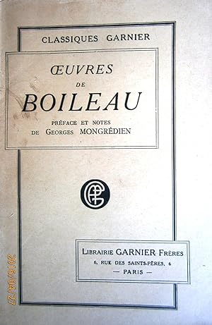 Oeuvres. Texte de l'édition Gidel avec préface et notes par Georges Mongrédien.