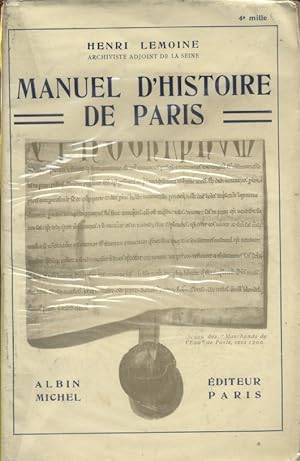Manuel d'histoire de Paris. Vers 1930.