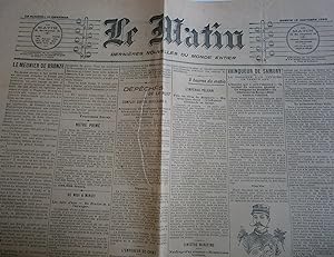 Le Matin du 15 octobre 1898. 15 octobre 1898.