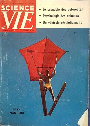 Science et vie N° 503. Scandales des autoroutes - Psychologie des animaux - Ski nautique Août 1959.